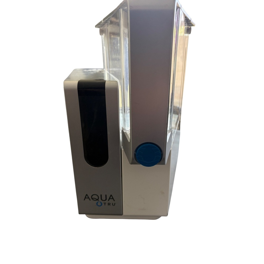 AquaTru Countertop Reverse Osmosis Water Purifier White Silver AT3010 No Cord